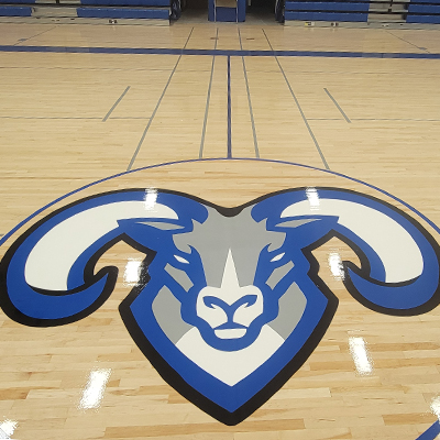 gym logo paint